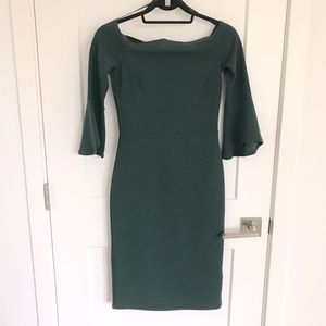 H&M Midi Boat Neck Dress